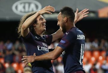 2-4. Pierre-Emerick Aubameyang celebr¨® el cuarto gol.