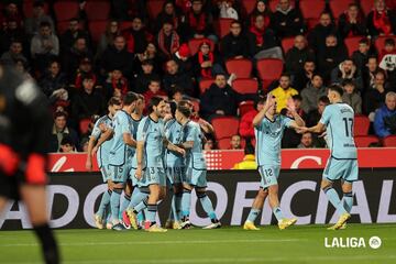 El delantero volvió a salir desde el banquillo y necesitó media ocasión para conseguir un gol que hizo temblar al Mallorca. 