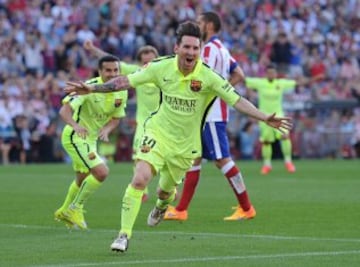 6. Lionel Messi corre a 32,5 Kh/h, uno de los ránking donde no está primero. Es el único de Barcelona en la clasificación.