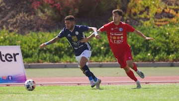 Imagen del partido entre el Marino y El Ejido