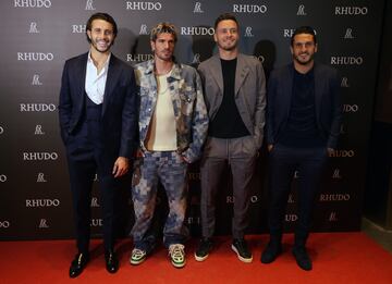 Mario Hermoso, Rodrigo De Paul, Sa¨²l ?¨ªguez y Koke Resurrecci¨®n.