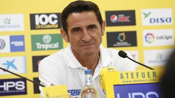 Rueda de prensa Manolo Jim&eacute;nez, entrenador de Las Palmas. 