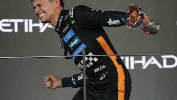 Lando Norris (McLaren). Yas Marina, Abu Dhabi. F1 2025.