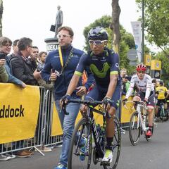 Nairo, sobre Valverde: "Hemos notado su ausencia"