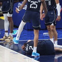 ¿Qué tan grave es la lesión de Dereck Lively II? ¿Regresará para el cuarto juego contra los Timberwolves?