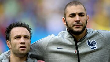 Valbuena y Benzema.