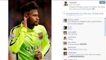 Neymar se queja en Instagram: 'Hay una cosa llamada respeto'