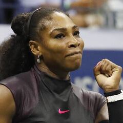 Williams bate con susto a Halep
