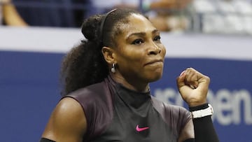 Williams bate con susto a Halep