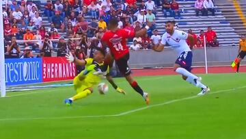 El gol que falló Rabello en triunfo de Lobos ante Veracruz