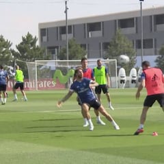 El Real Madrid sigue preparando la final de la Champions
