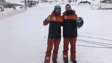 Regino y Eguibar, en Sierra Nevada.