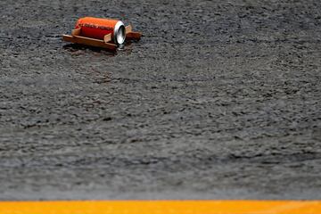 Barquito de papel creado por los ingenieros de la escudería Mclaren-Honda