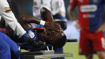 Yulián Gómez sufre una luxofractura de tobillo derecho