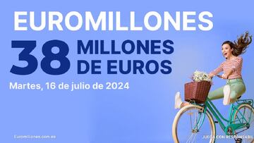 Euromillones: comprobar los resultados del sorteo de hoy, martes 16 de julio