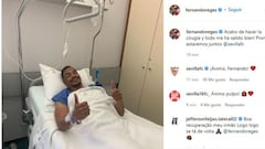 Fernando, desde el hospital.