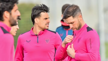 Lezama: Galarreta se entrena en el interior y Nico Williams trota sin problema