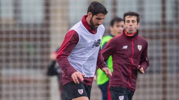 Raúl García con Susaeta, hoy en Lezama.