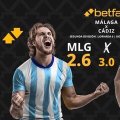 Málaga CF vs. Cádiz CF: horario, dónde ver, pronósticos y clasificación