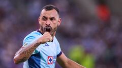  Moises Vieira celebrates his goal 1-2 of Cruz Azul  during the game Monterrey vs Cruz Azul, corresponding to Round 06 of the Torneo Apertura 2023 of the Liga BBVA MX, at BBVA Bancomer Stadium, on August 27, 2023.

<br><br>

Moises Vieira celebra un gol 2-1 de Cruz Azul durante el partido Monterrey vs Cruz Azul, correspondiente a la Jornada 06 del Torneo Apertura 2023 de la Liga BBVA MX, en el Estadio BBVA Bancomer, el 27 de Agosto 