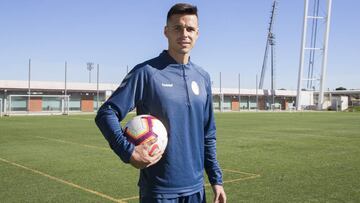 Manu del Moral, en su última etapa como jugador del Rayo Majadahonda.