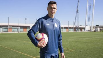 Manu del Moral, en su &uacute;ltima etapa como jugador del Rayo Majadahonda.