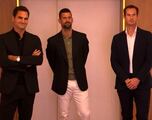 Piel de gallina: aparecen Federer, Djokovic y Murray y Rafa no puede controlarse