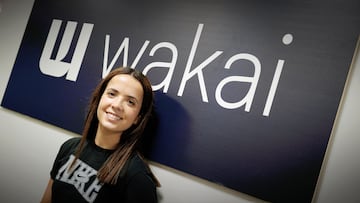 Malena Ortiz, en un posado en su nueva etapa profesional tras dejar el fútbol.