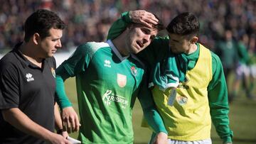 Alberto Delgado, tras el Cacere&ntilde;o-Eibar.