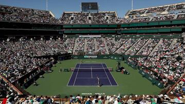 Uno de los partidos de Indian Wells en 2019.