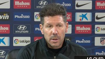Simeone: "Mañana Llorente tiene una gran oportunidad"