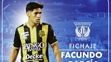 Facundo García es nuevo jugador del Leganés.