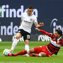 Borré regresa a la titular tras 15 juegos en empate de Eintracht