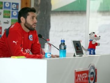 José Rojas fue el encargado de ir a la conferencia de prensa de este lunes.