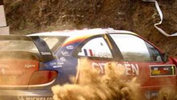 <B>INTRATABLE. </B>Loeb ha conseguido en Chipre su tercera victoria consecutiva.