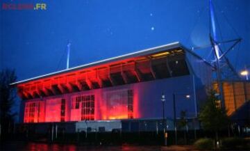 Stade Bollaert-Delelis en Lens, Francia, tiene capacidad para 38 mil espectadores.