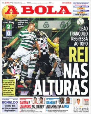 Portadas de la prensa mundial