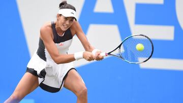 Garbiñe Muguruza sucumbe en su estreno ante Strycova