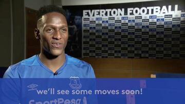 Yerry Mina en una pequeña entrevista