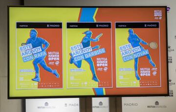 Los nuevos carteles del Madrid Open.