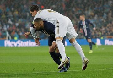 Sergio Ramos y Kylian Mbapp¨¦.
