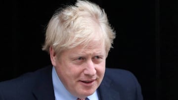 FILE PHOTO: Britain's Prime Minister Boris Johnson leaves Downing Street, as the spread of coronavirus disease (COVID-19) continues. London, Britain, March 25, 2020. REUTERS/Hannah Mckay/File Photo