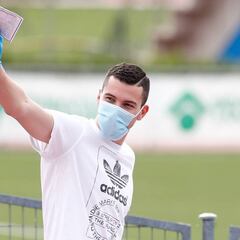 David Soria: "Echábamos mucho de menos el césped"