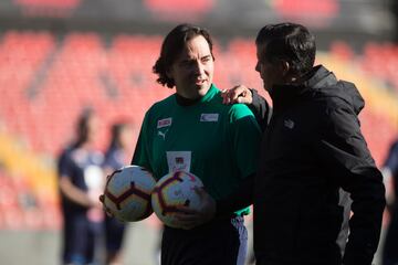 Martín Presa, presidente del Rayo Vallecano junto con José Salazar.