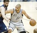 Duncan rescata a los Spurs, que imponen el 2-0 ante Memphis