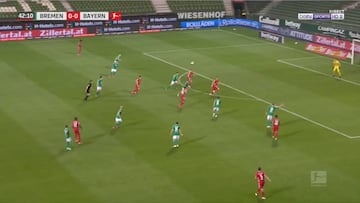 Lewandowski y el gol que le dio la Bundesliga al Bayern: ¡magnífico control!