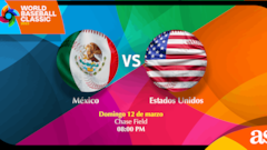 México vs Estados Unidos en vivo: Clásico Mundial de Béisbol en directo