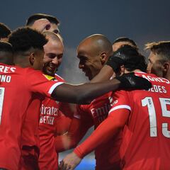 Enzo Fernández ausente en la victoria del Benfica