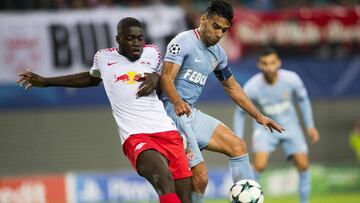 Radamel Falcao ante el Leipzig. Mira las cuentas para que el colombiano clasifique a octavos de Champions o octavos de Europa