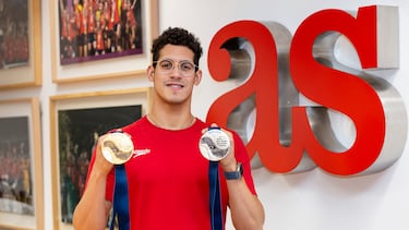 Visita de Hugo González a la redacción de AS.